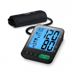  Medisana Monitor de presión arterial: Máquina automática de  brazo superior preciso y ajustable Digital BP Cuff Kit para uso doméstico  Incluye baterías, estuche de transporte : Salud y Hogar