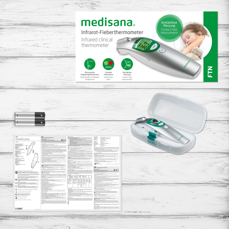 clinical medisana® thermometer FTN Infrared