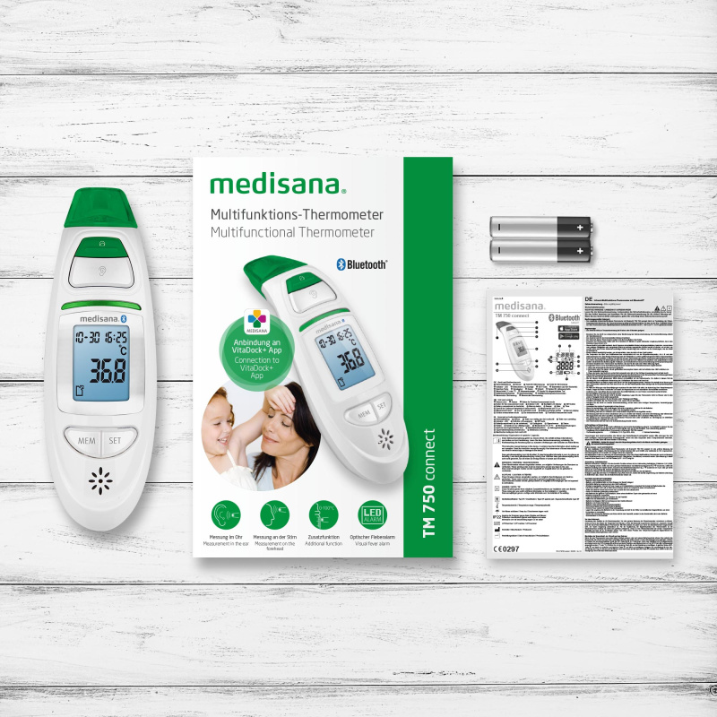 medisana® TM connect 750 thermometer Multifunctional